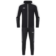 Trainingsanzug Polyester Power mit Kapuze