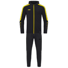 Trainingsanzug Polyester Power mit Kapuze