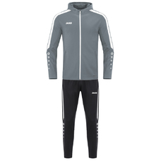 Trainingsanzug Polyester Power mit Kapuze