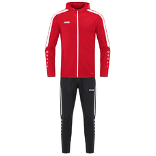 Trainingsanzug Polyester Power mit Kapuze
