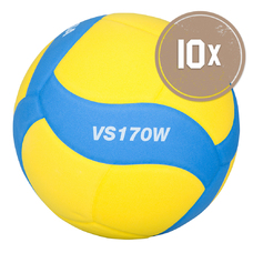 10ER BALLPAKET VS170W-Y-BL VOLLEYBALL SWISS VOLLEY